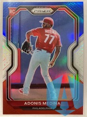 2021 Panini Prizm Adonis Medina #56 Red White & Blue Prizm Rookie RC
